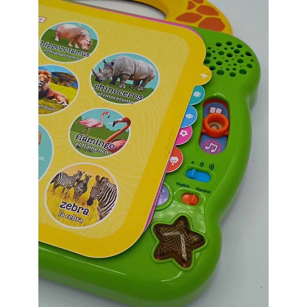 LeapFrog Unisex 100 Animals Book Green Bilingual Learning Toy OS Interactive